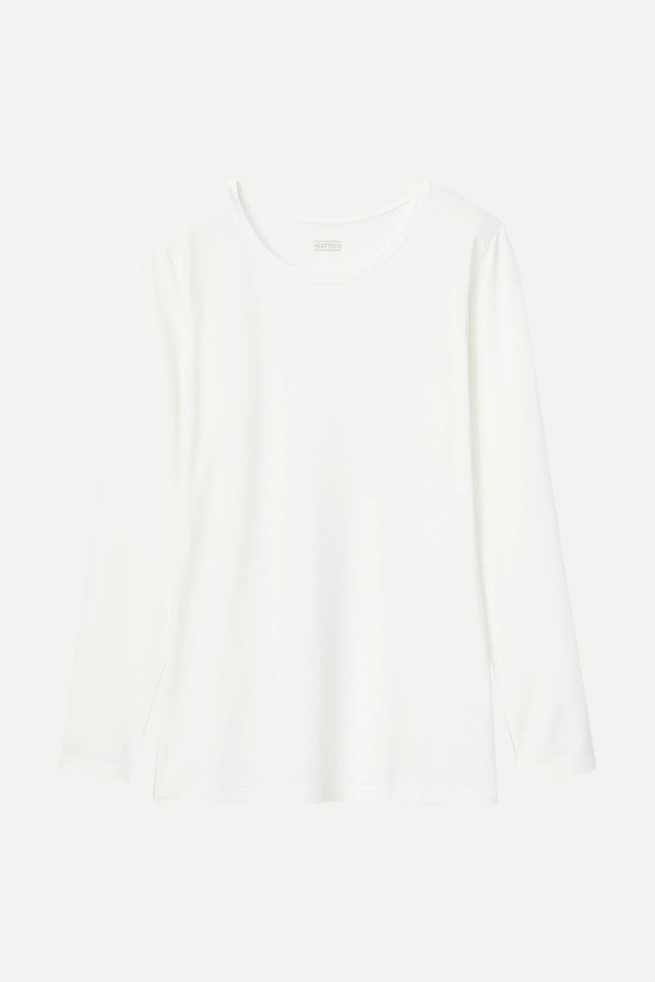 Crew Neck Long Sleeved Thermal Top from Uniqlo