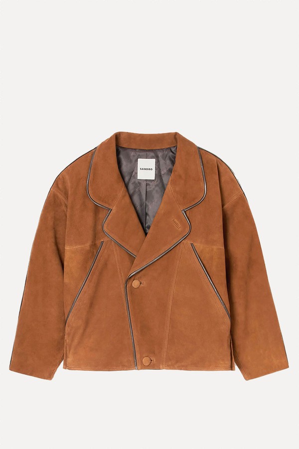 Oversized Suede Jacket  from Sandro