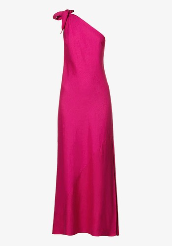 Kamila Slim-Fit Linen-Blend Crepe Maxi Dress from Cult Gaia