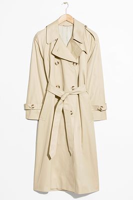 Belted A-Line Trench Coat from Stories