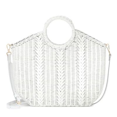 Amyris Mini Wicker Tote from Ulla Johnson