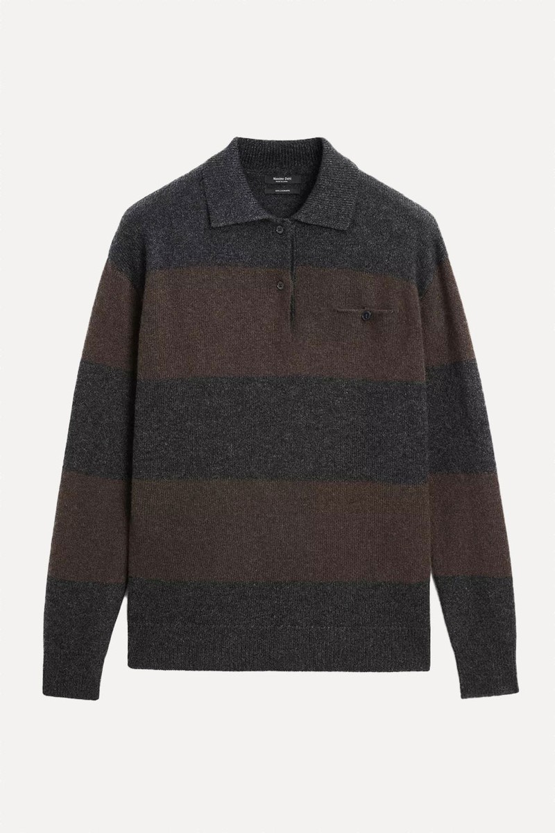 100% Cashmere Sweater With Pocket Detail