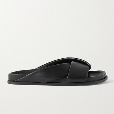 Leather Slides from Emme Parsons