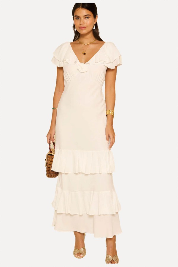 Benoite Silk-Blend Maxi Dress from Rixo