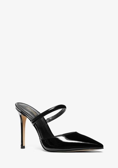 Jessa Faux Patent Leather Mule