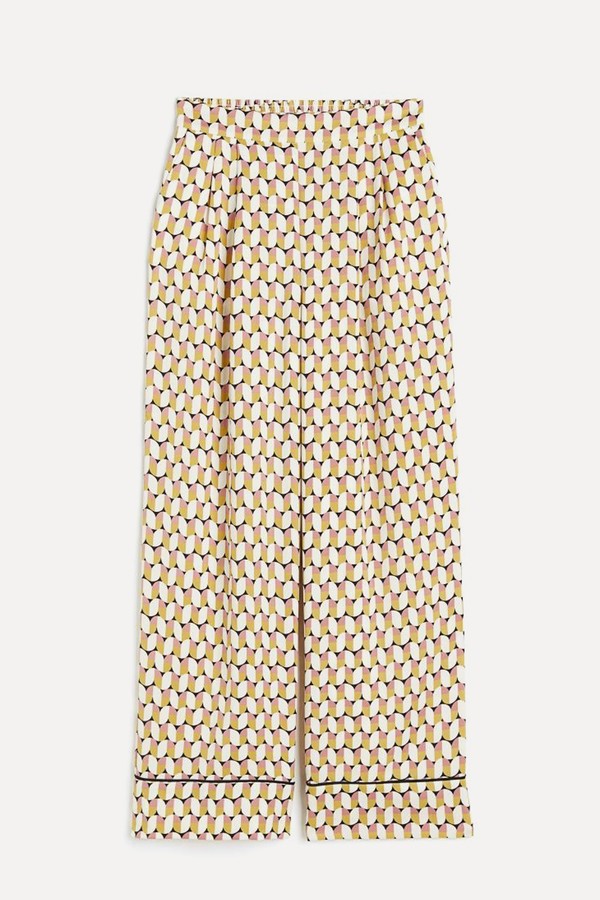 Wide Satin Trousers from H&M