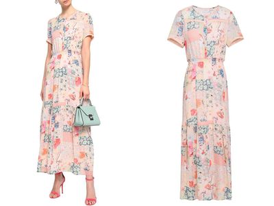 Floral-Print Georgette Maxi Dress from Claudie Pierlot