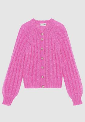 Cable Cardigan from Ganni