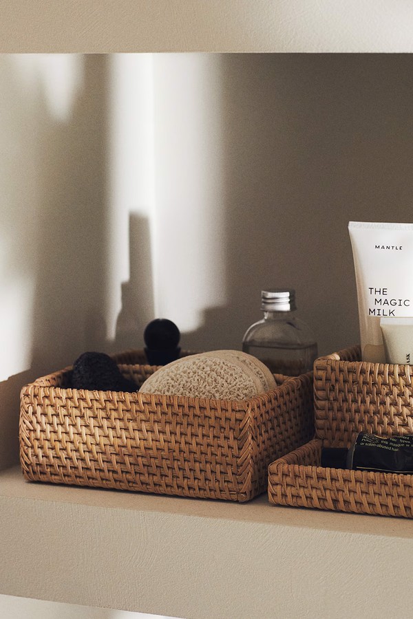 Small Rattan Organiser