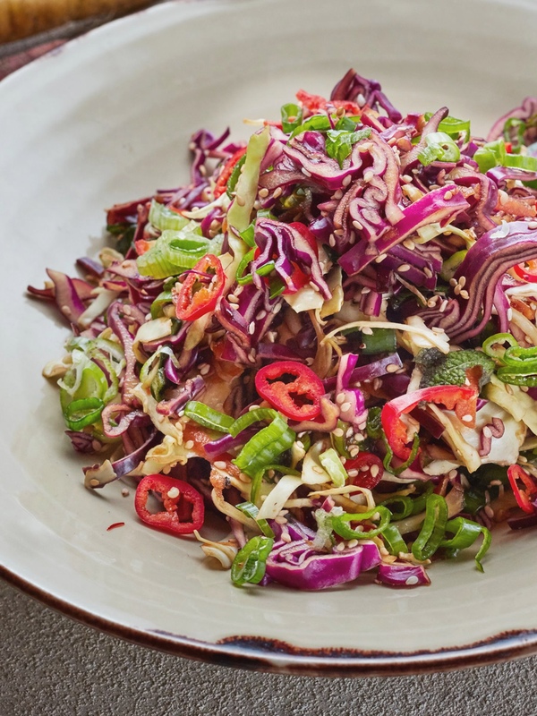 Hugh Fearnley-Whittingstall's Carrot, Cabbage, Ginger & Chilli Salad