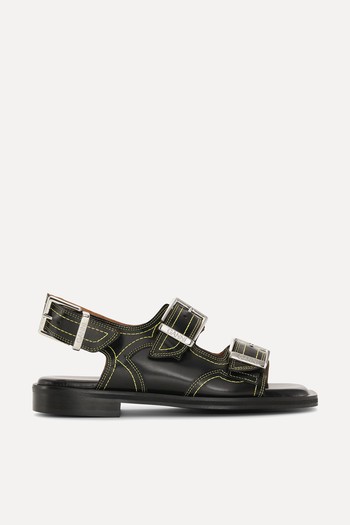 Embroidered Western Sandals, £355 | Ganni