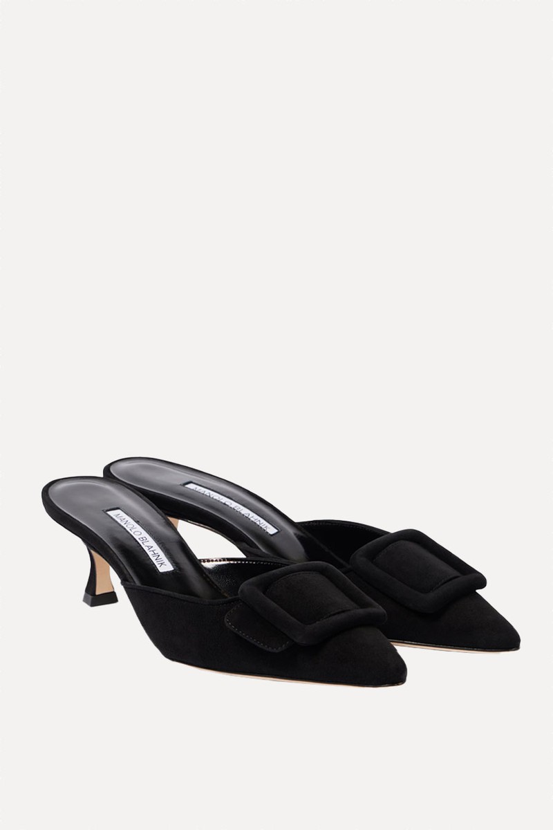 Maysale 50 Suede Mules from Manolo Blahnik