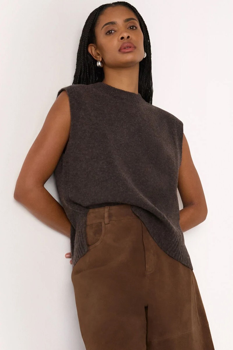 Wool Sleeveless Tank