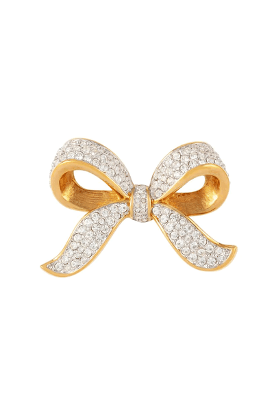 Vintage 1990s Bow Brooch from Swarovski