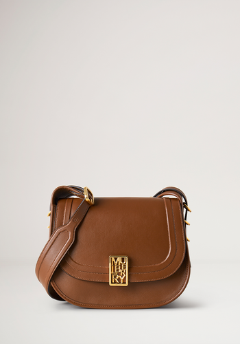 Sadie Satchel Tan Silky Calf