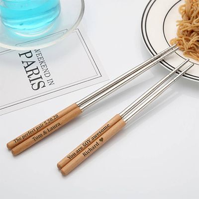Personalised Japanese Style Chopsticks from Natural Gift Store