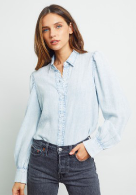 Angelica Puff Sleeve Blouse from Rails