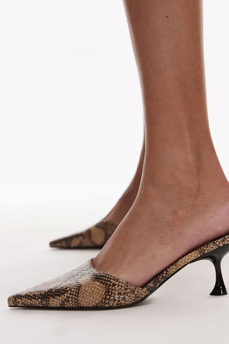 Dorota Kitten Heel Pointed Mules from Topshop