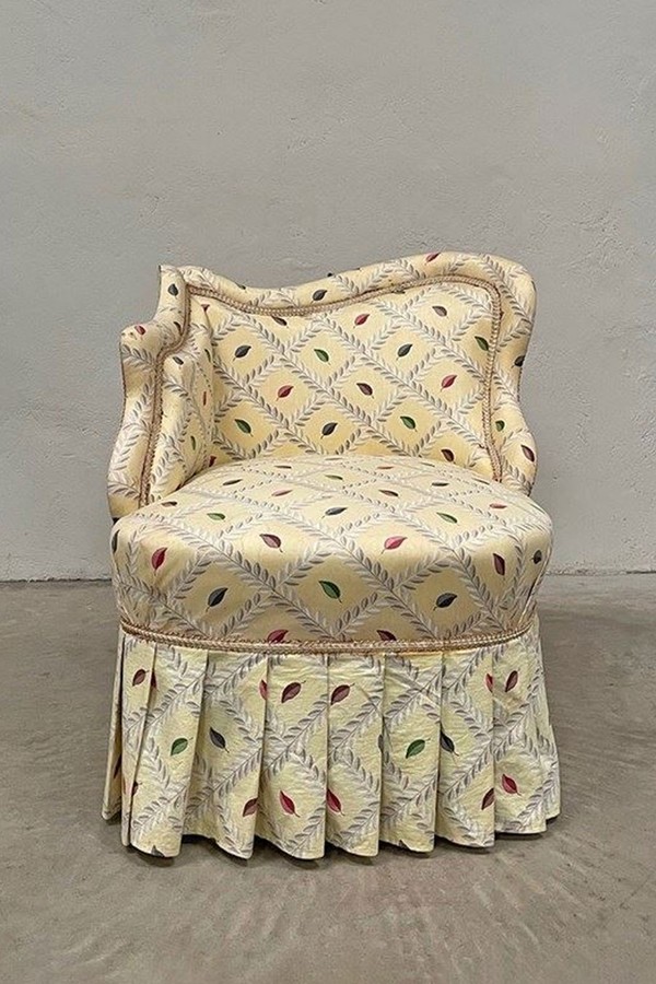 Upholstered Corner Chair 'As Is' from The French House