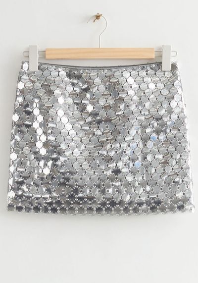 Sequin Mini Skirt