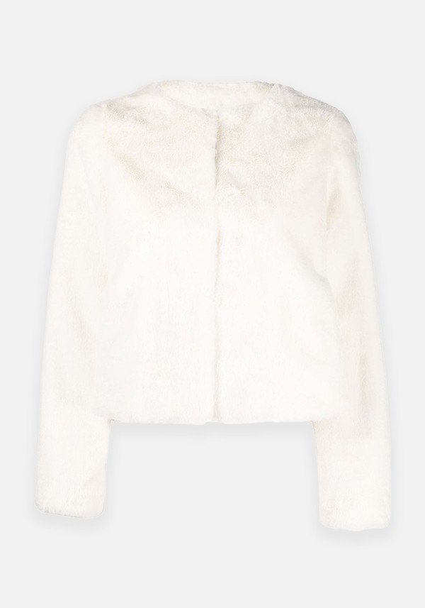 Faux-Fur Cropped Jacket from Twinset