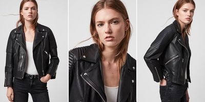 Estella Leather Biker Jacket, £380
