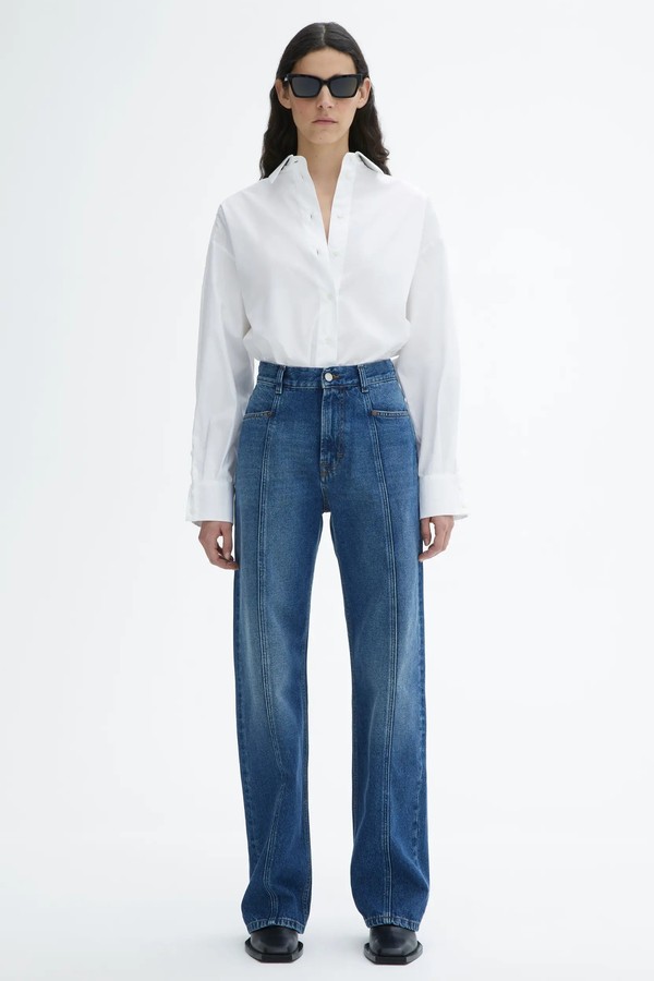 Loose Fit Denim Trousers