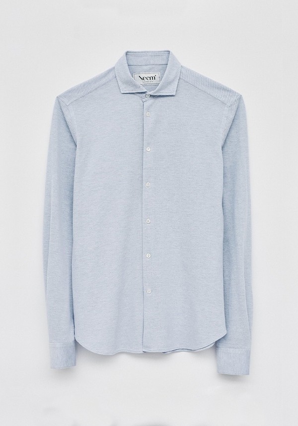 Recycled Sky Dobby Cut Away Shirt from Neem London