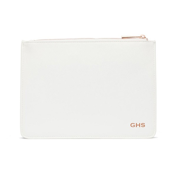 Sienna Pouch Snow White Rose Gold
