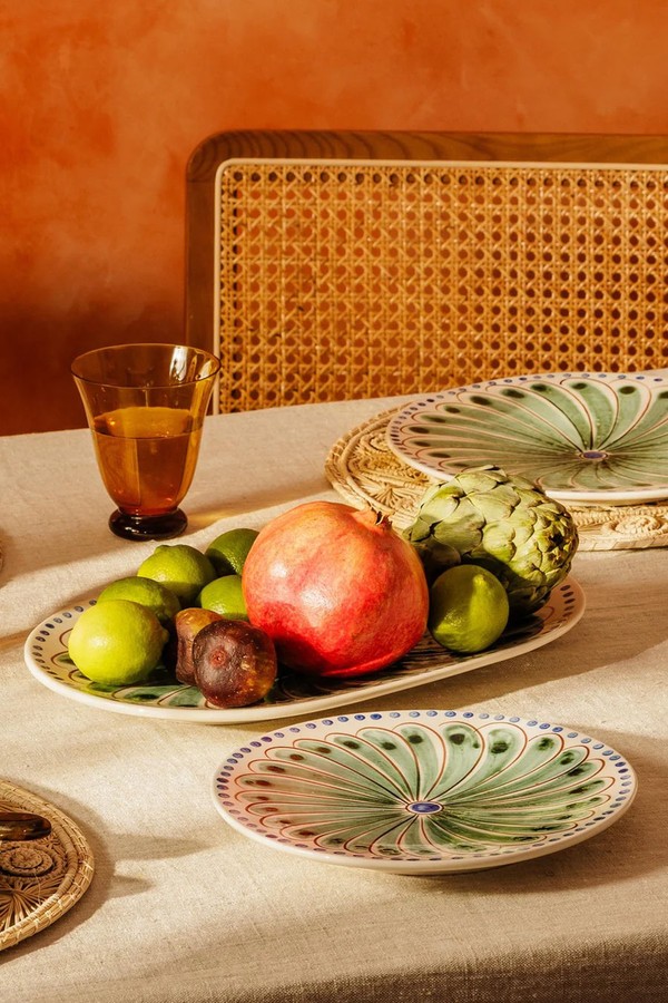 Peacock Side Plate from Casa By Josephine Jenno