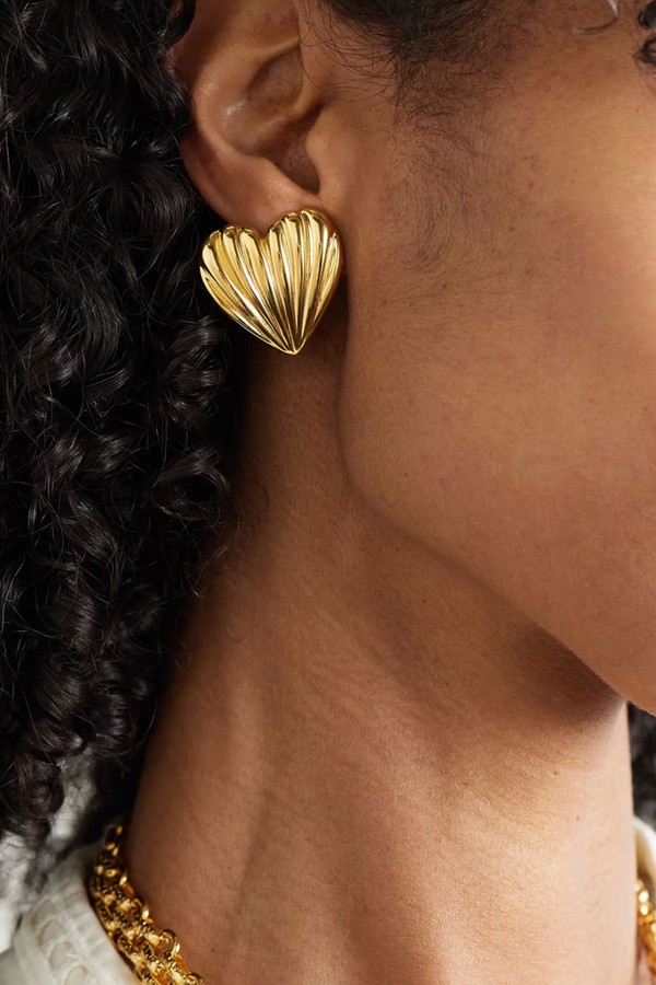 Libi Gold-Plated Earrings from Jennifer Behr