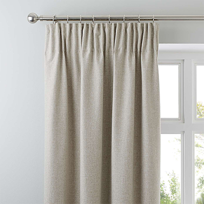 Jennings Natural Thermal Pencil Pleat Curtains from Dunelm