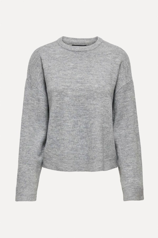 Round Neck Cosy Knitted Pullover Jumper from ONLY