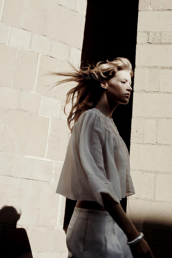 Flowing Blouse With Lace Detail