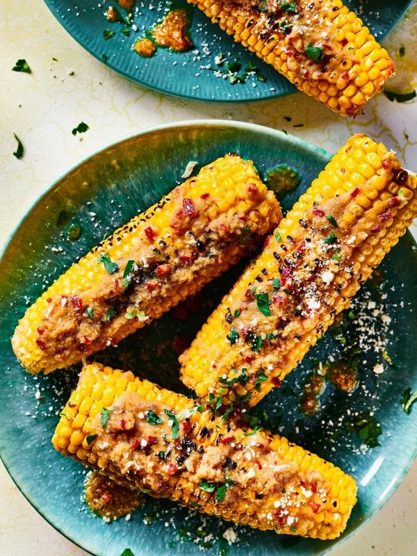 Miso, Chilli & Lime-Buttered Corn On The Cob