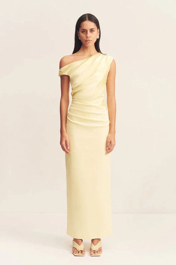 Dillon Contrast Draped Maxi Dress from Shona Joy