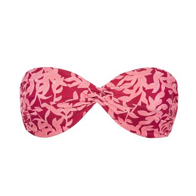 Hermosa Floral-Print Bandeau Bikini Top from Vix