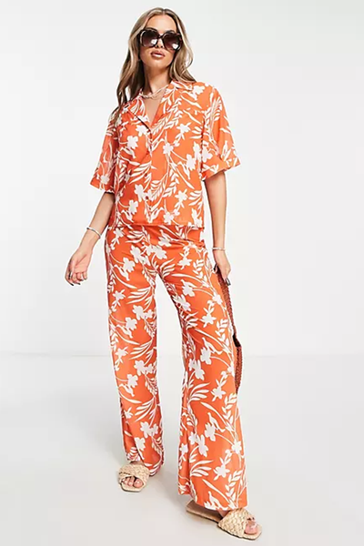 Peach Shirt & Trouser Set from Unique 21