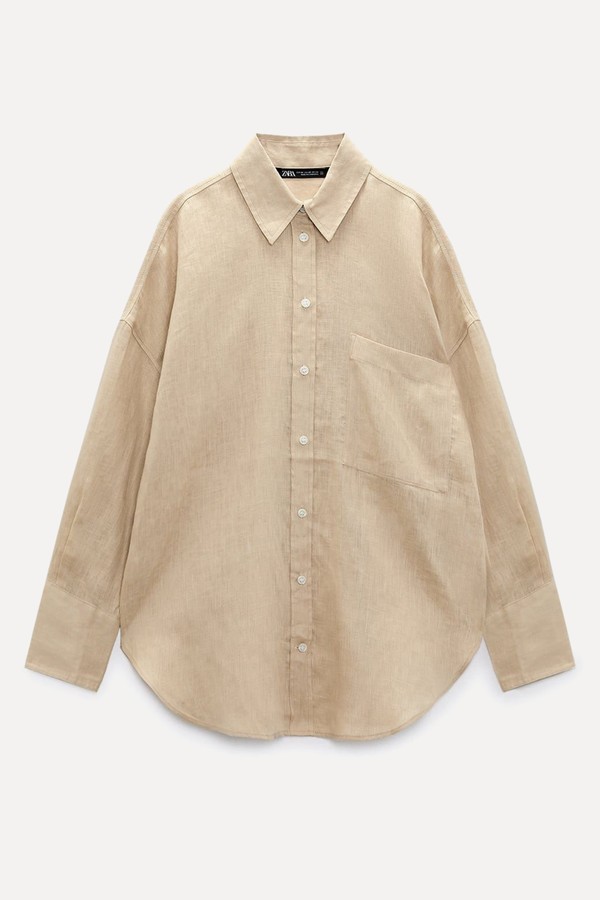 100% Linen Shirt from Zara