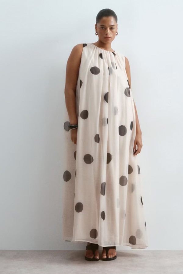Gathered Drape Maxi Dress from ARRANGE