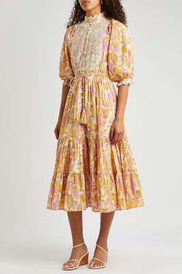 Printed Cotton Midi Dress from By Timo