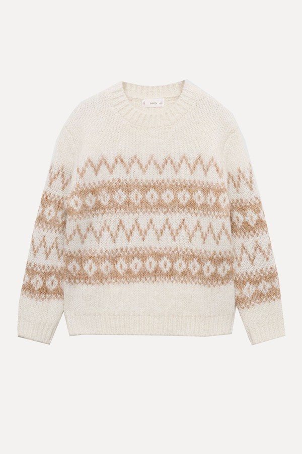 Jacquard Sweater from Mango