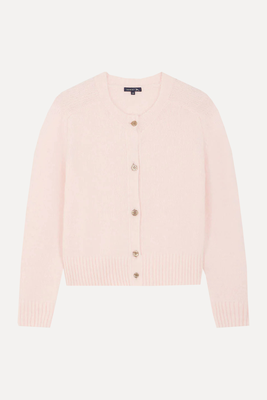 Lyne Pink Cropped Buttoned Cardigan  from Soeur