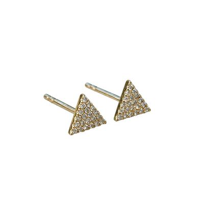 Diamond Triangle Earrings