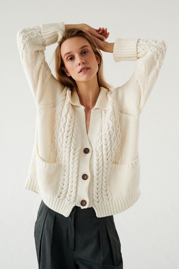 Merino Wool Cardigan from Žemyna