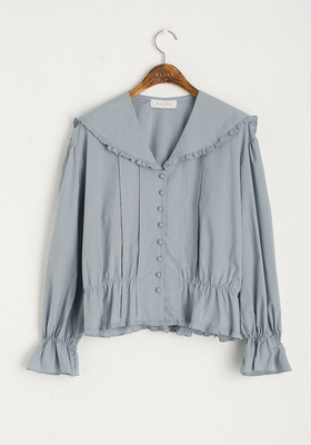 Fluted Sleeve Blouse  from Olive Clothing 