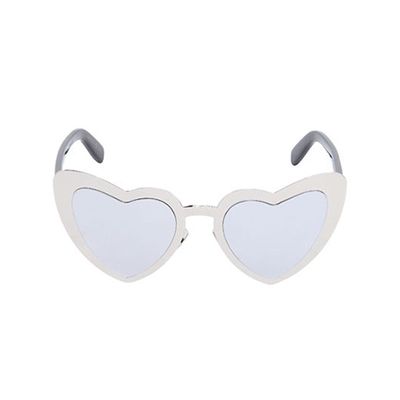 New Wave Sl 196 LouLou Heart Sunglases from Saint Laurent