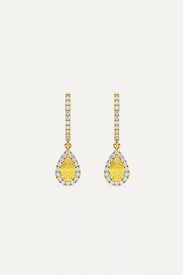 Diana Yellow Lab Diamond Earrings