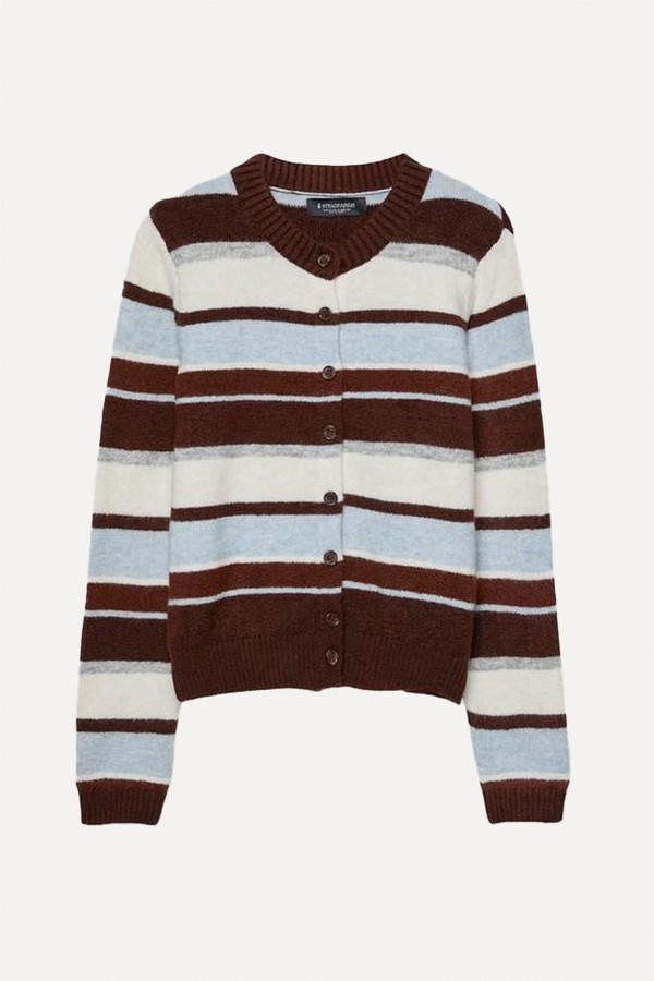 Striped Knit Cardigan