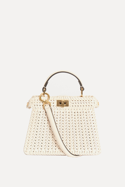 Nappa Peekaboo ISeeU Petite Top Handle Bag from Fendi